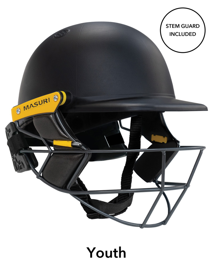 Masuri T Line Player Titanium Cricket Batting Helmet with Neck Guard - Painted - Youth