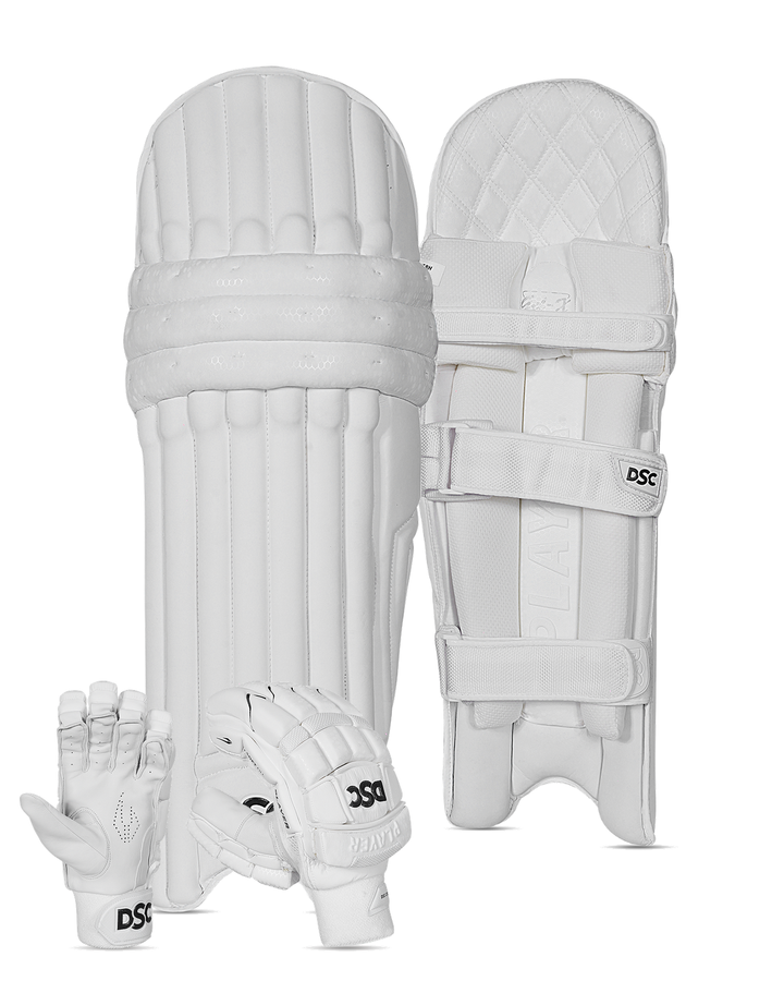 DSC Player Batting Pads and Gloves Bundle