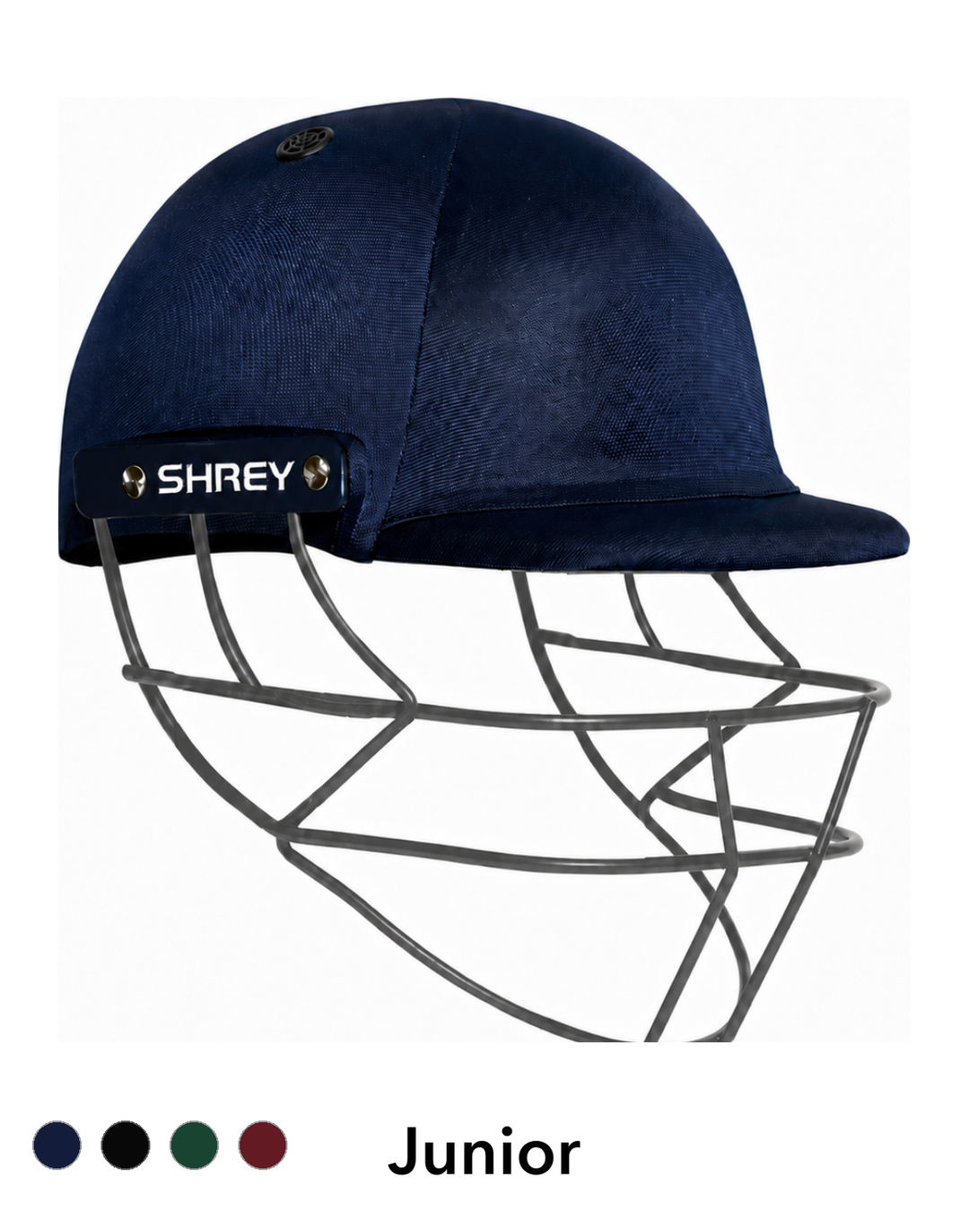 Shrey Performance 2.0 Cricket Batting Helmet - Steel - Junior