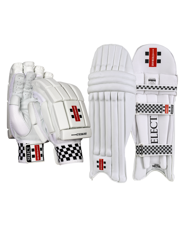 Gray Nicolls Select Batting Pads and Gloves Bundle - Youth