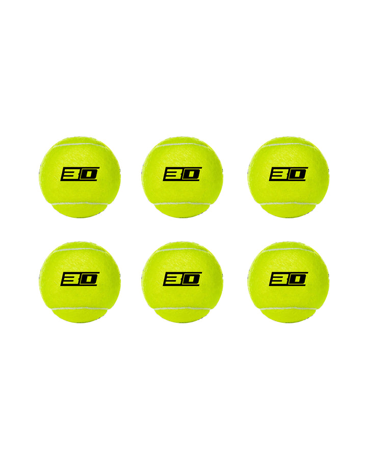 3D Sports Tennis Cricket Ball (Pack of 6)
