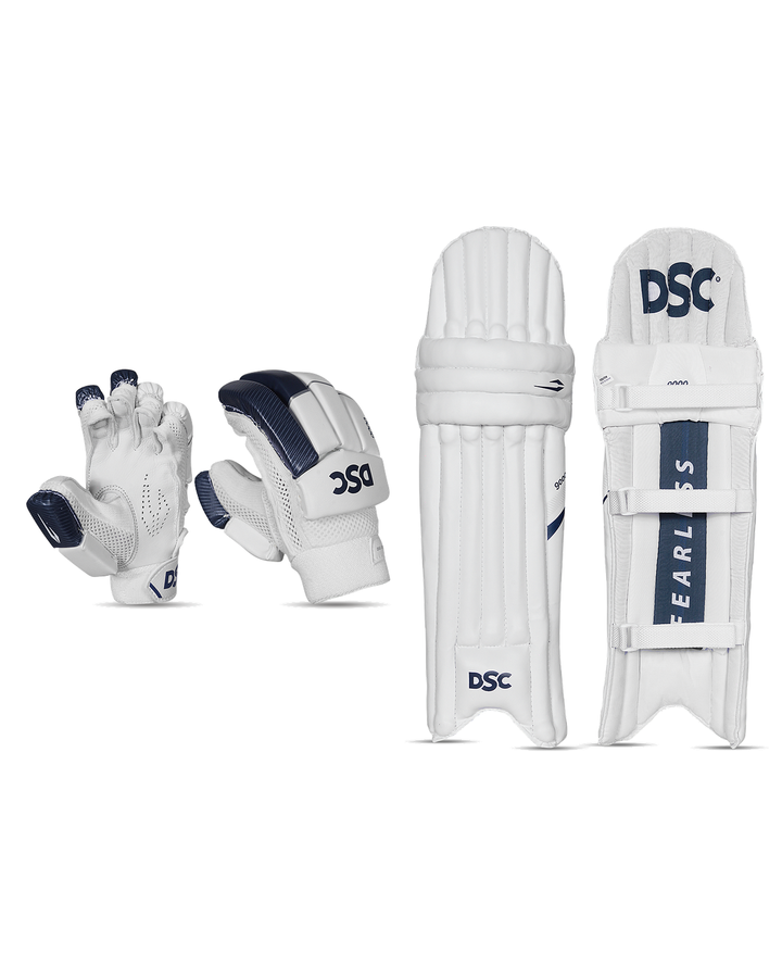 DSC 9000 Batting Pads and Gloves Bundle - Youth