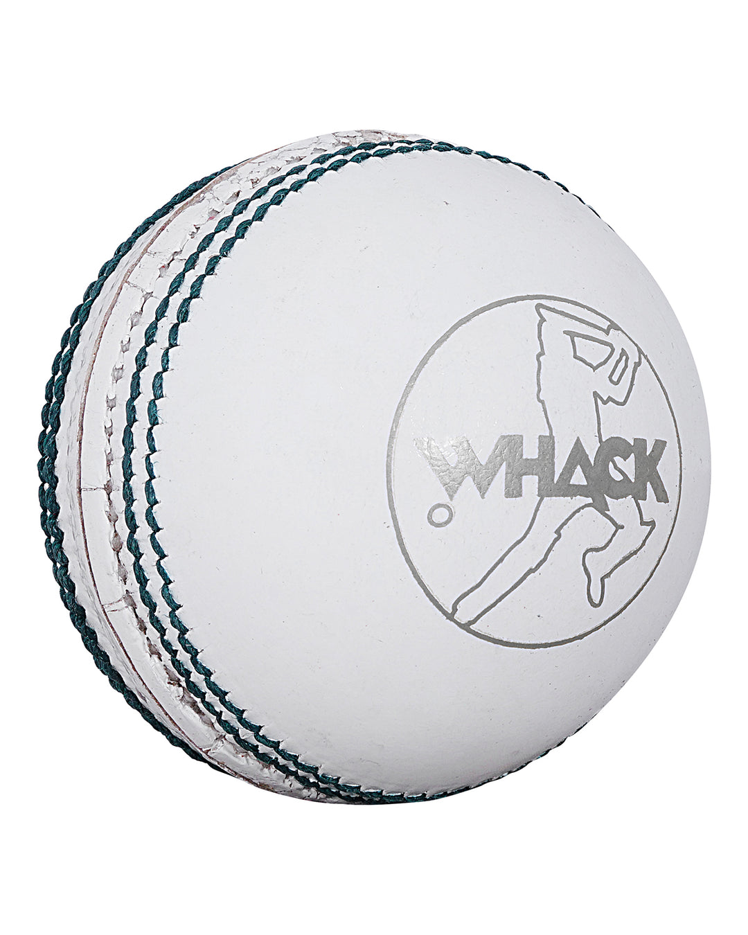 WHACK County Leather Cricket Ball - 2 Piece - 142gm - White