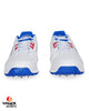 ASICS Gel Gully 7 Cricket Shoes - Steel Spikes - White/Pure Silver