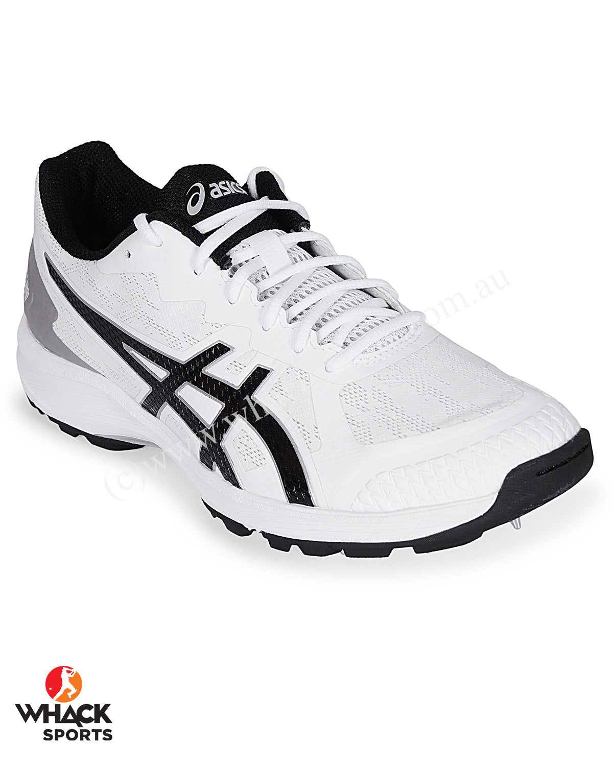 Monetario tengo sueño Mortal ASICS Strike Rate Cricket Shoes - Steel Spikes - White/Black – WHACK Sports