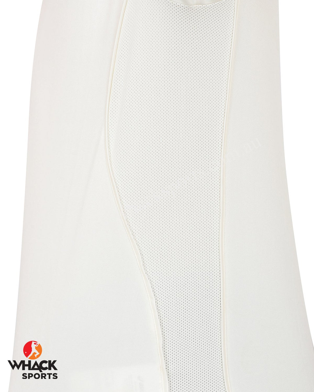 Asics Cricket Short Sleeve Shirt - Off White - Senior