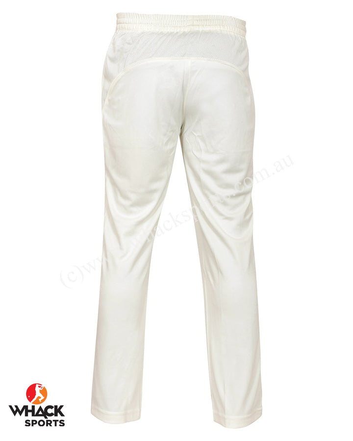 Asics Cricket Trouser - Off White - Senior
