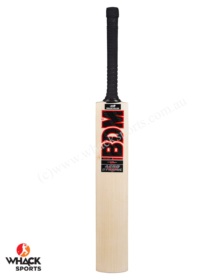 BDM Aero Dynamic Players Grade English Willow Cricket Bat - SH