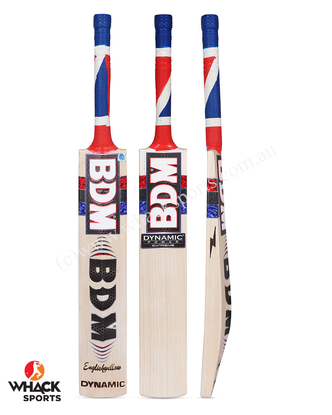 BDM Dynamic Power Extreme Players Grade English Willow Cricket Bat - SH