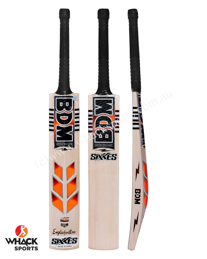 BDM Sixes Grade 2 English Willow Cricket Bat - SH