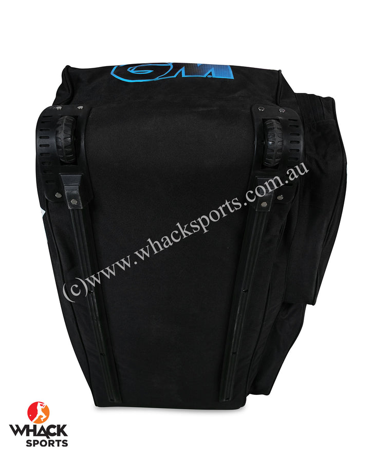 GM 909 Cricket Kit Bag - Wheelie - Black/Blue - Large