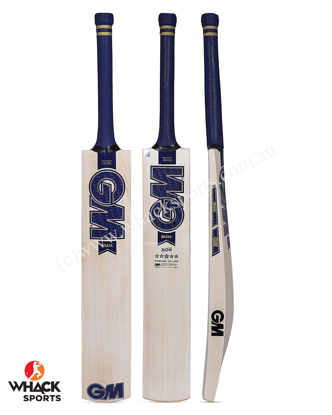 GM Brava 808 English Willow Cricket Bat - SH