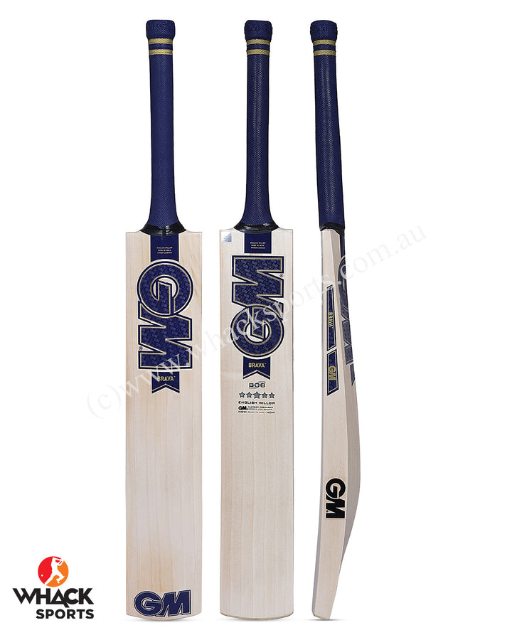 GM Brava 808 English Willow Cricket Bat - SH