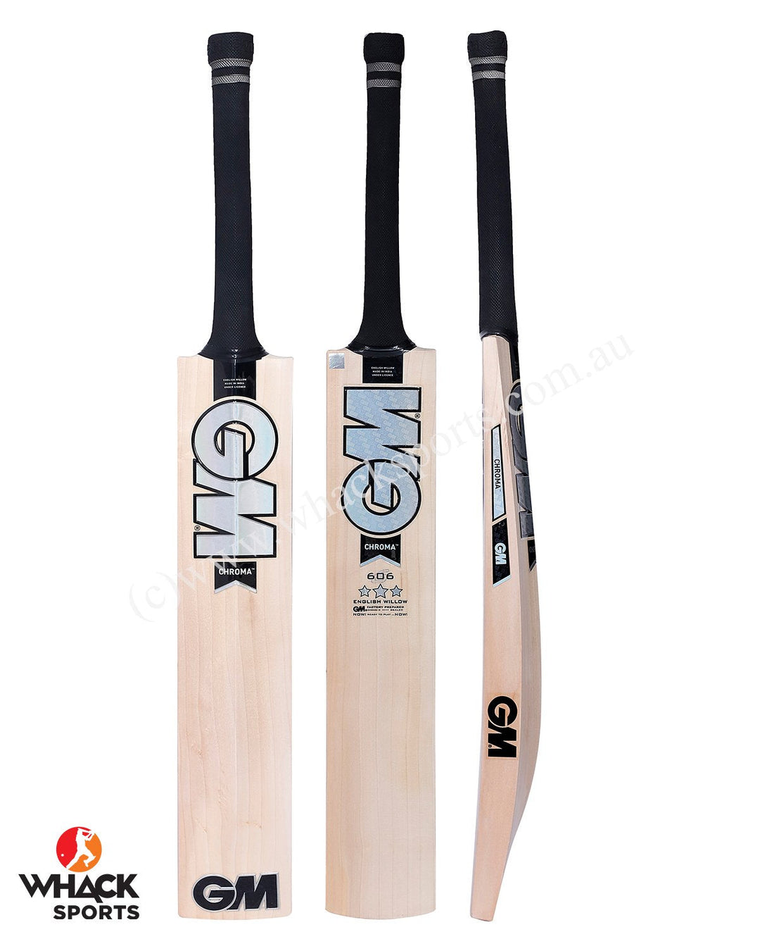 GM Chroma 606 English Willow Cricket Bat - Boys/Junior