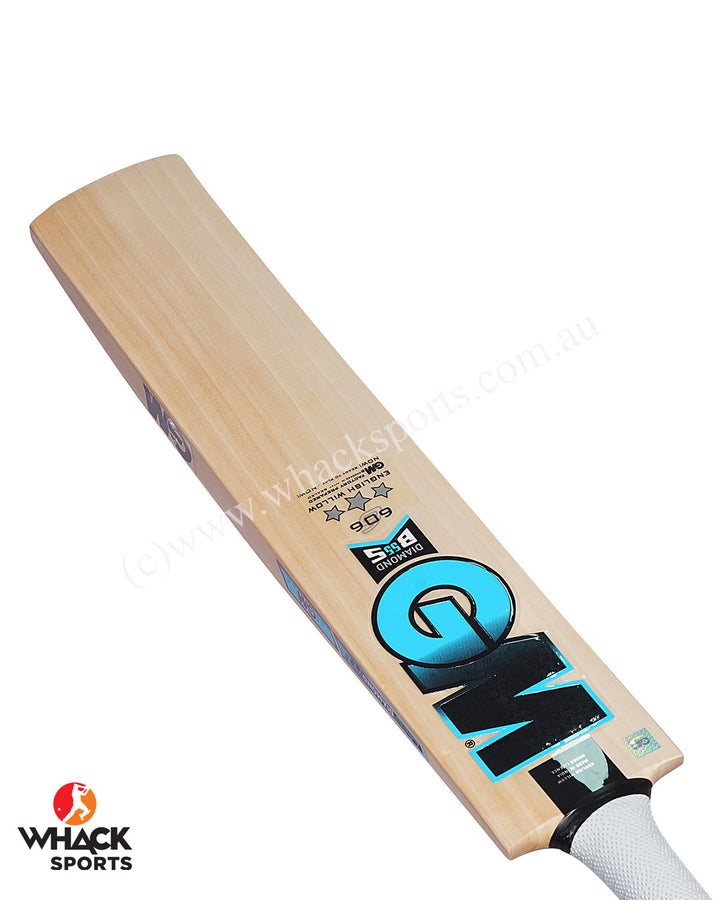 GM Diamond 606 English Willow Cricket Bat - Boys/Junior
