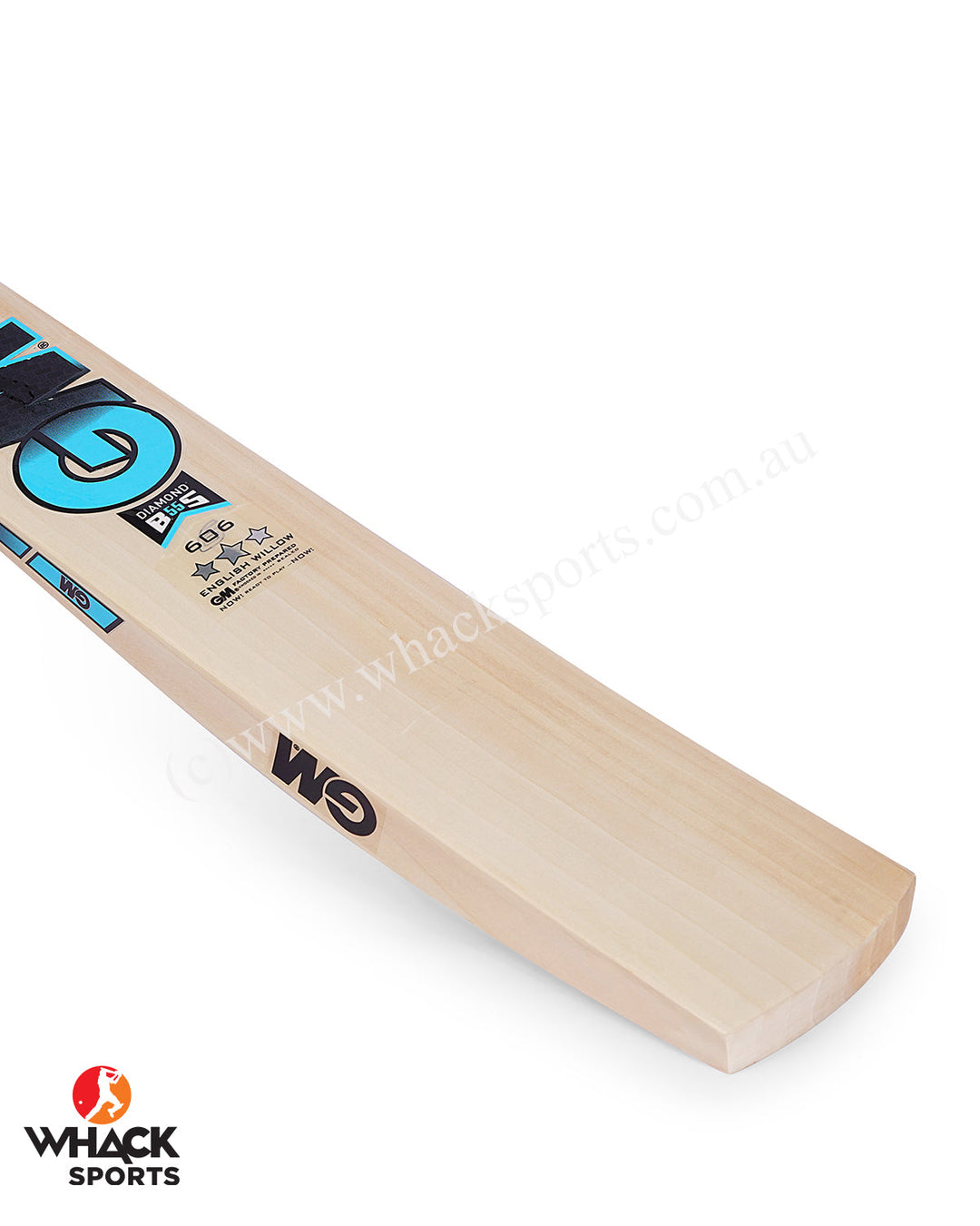 GM Diamond 606 English Willow Cricket Bat - Boys/Junior