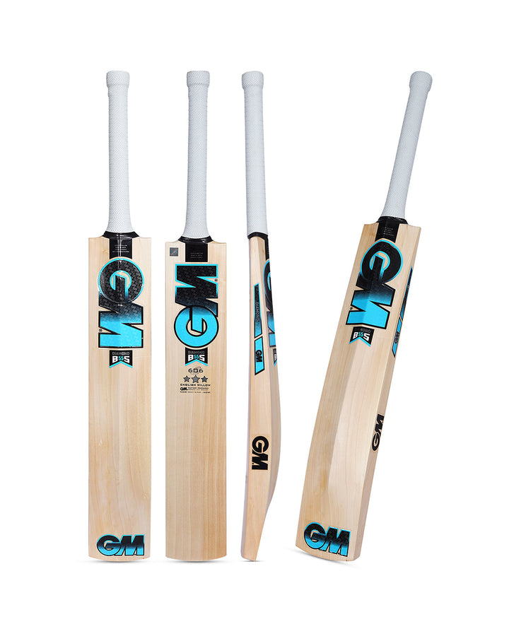 GM Diamond 606 English Willow Cricket Bat - Boys/Junior