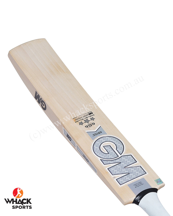 GM Kryos 606 English Willow Cricket Bat - SH
