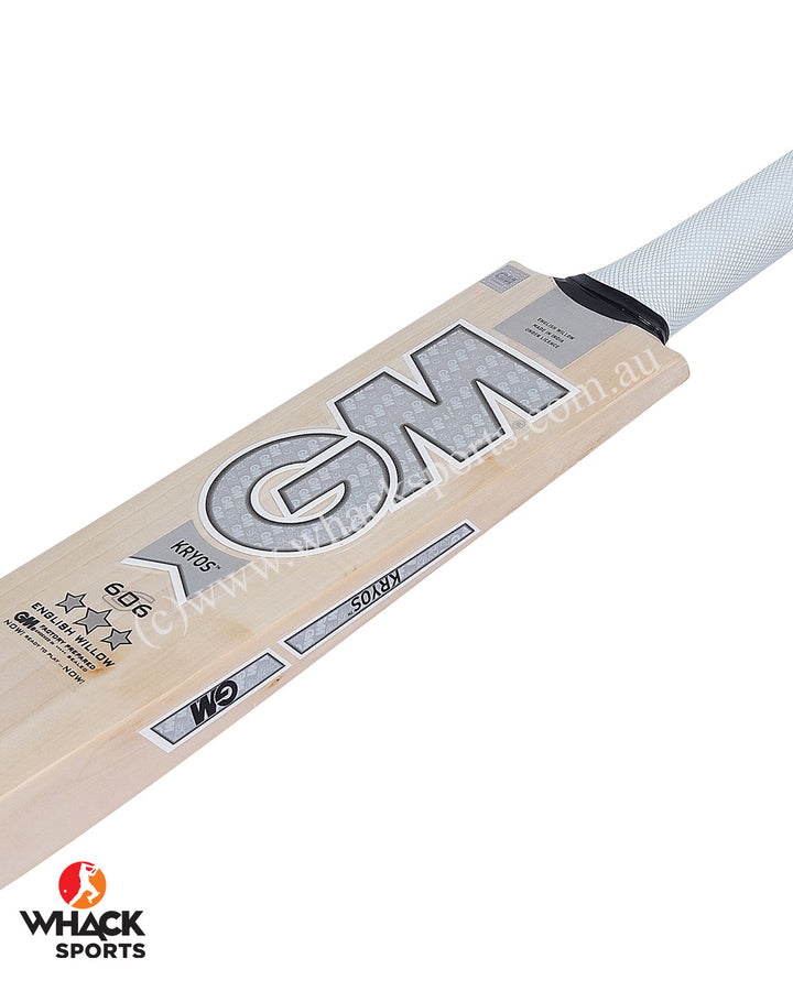GM Kryos 606 English Willow Cricket Bat - SH