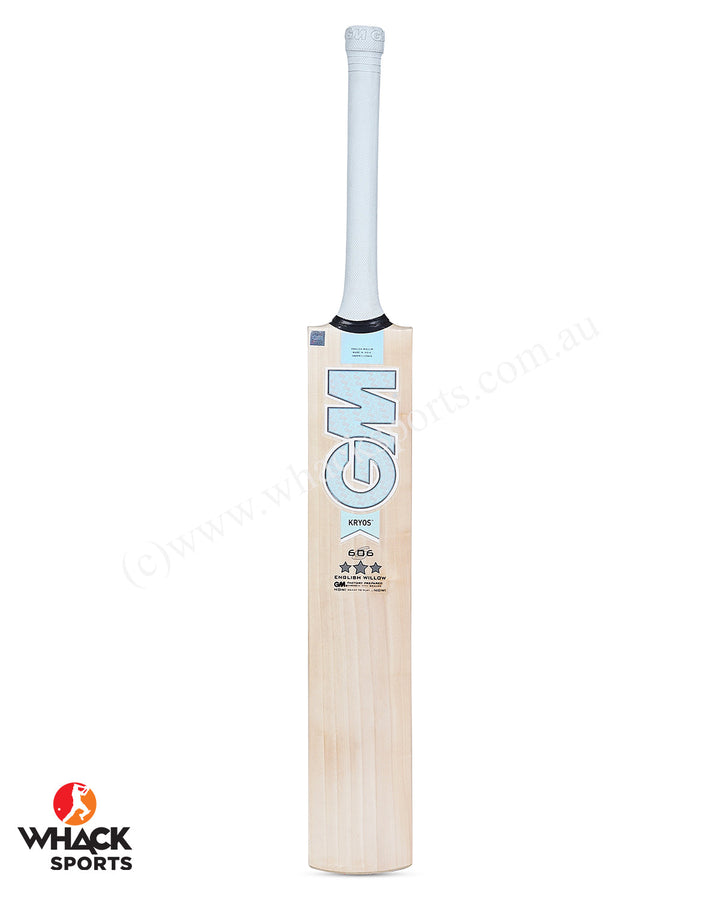 GM Kryos 606 English Willow Cricket Bat - SH