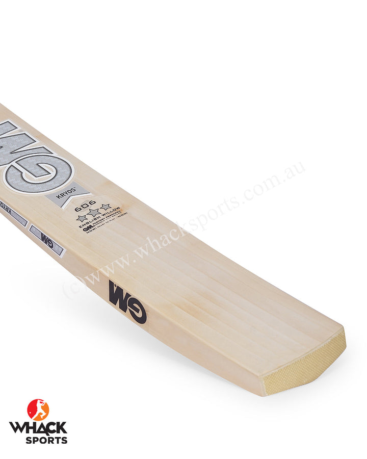 GM Kryos 606 English Willow Cricket Bat - SH