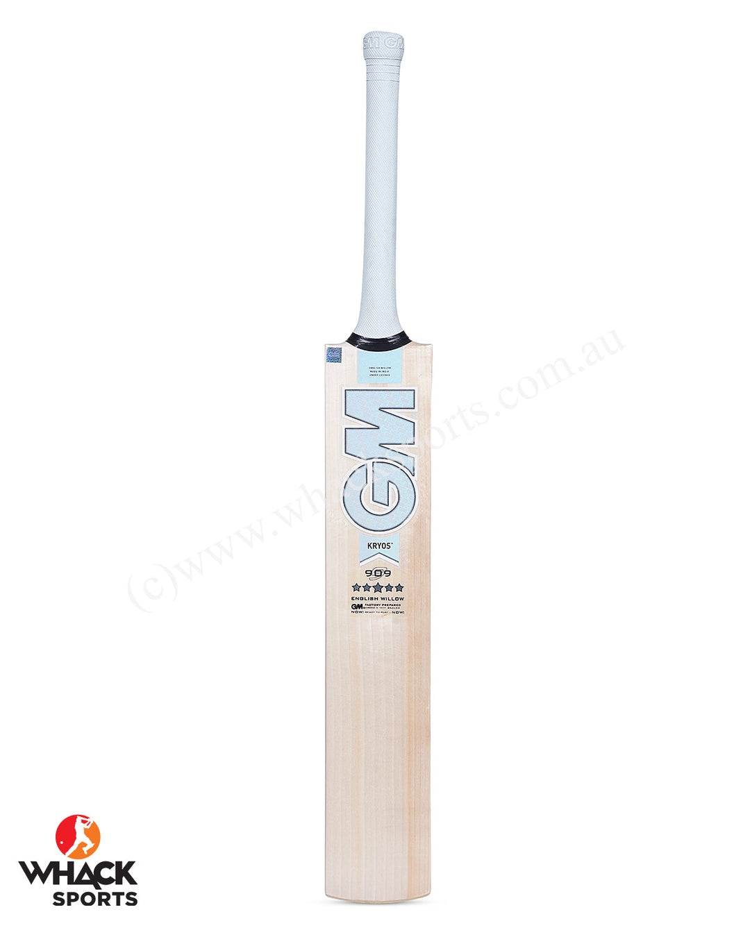 GM Kryos 909 English Willow Cricket Bat - Boys/Junior