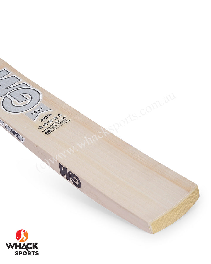 GM Kryos 909 English Willow Cricket Bat - Boys/Junior