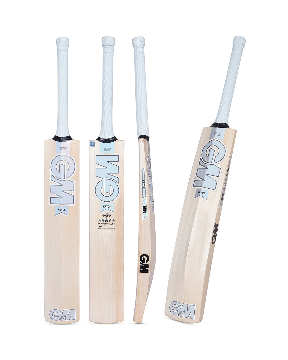 Crocket Bat Array GM Kryos 909 English Willow Cricket Bat - SH – WHACK Sports