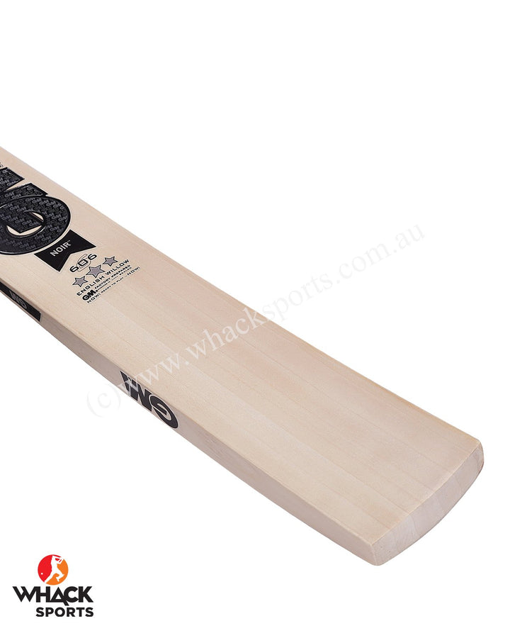GM Noir 606 English Willow Cricket Bat - Boys/Junior