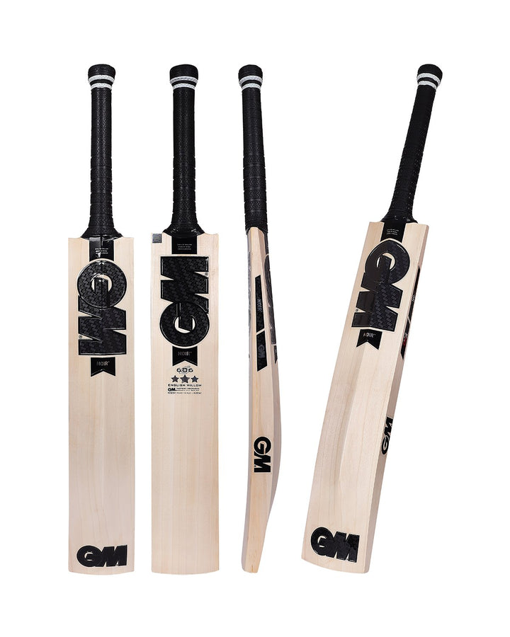 GM Noir 606 English Willow Cricket Bat - Boys/Junior