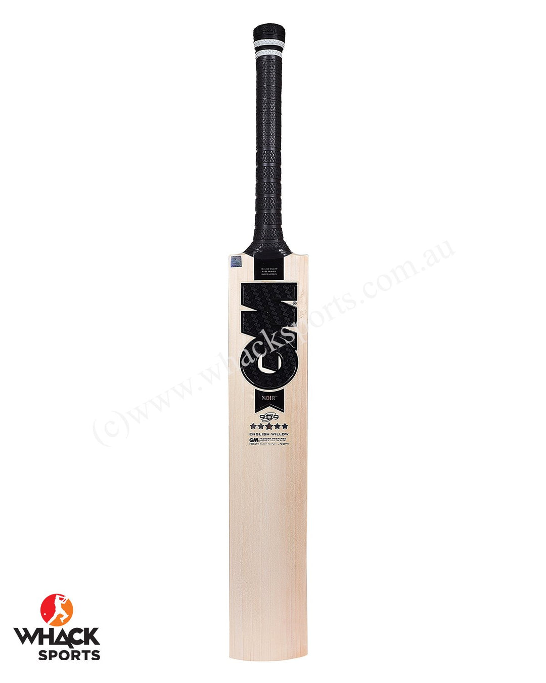 GM Noir 909 English Willow Cricket Bat - Boys/Junior