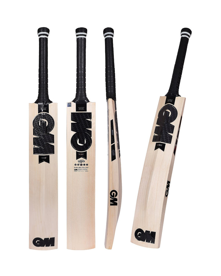GM Noir 909 English Willow Cricket Bat - Boys/Junior