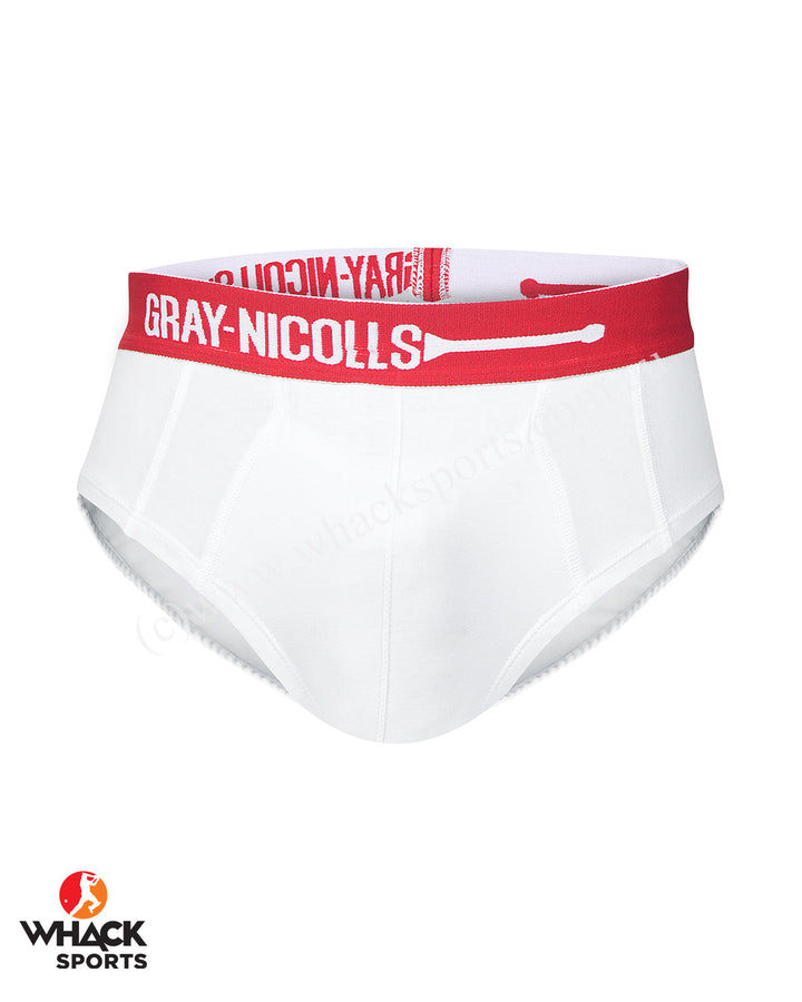 Gray Nicolls Cricket Briefs Senior - Red Strap