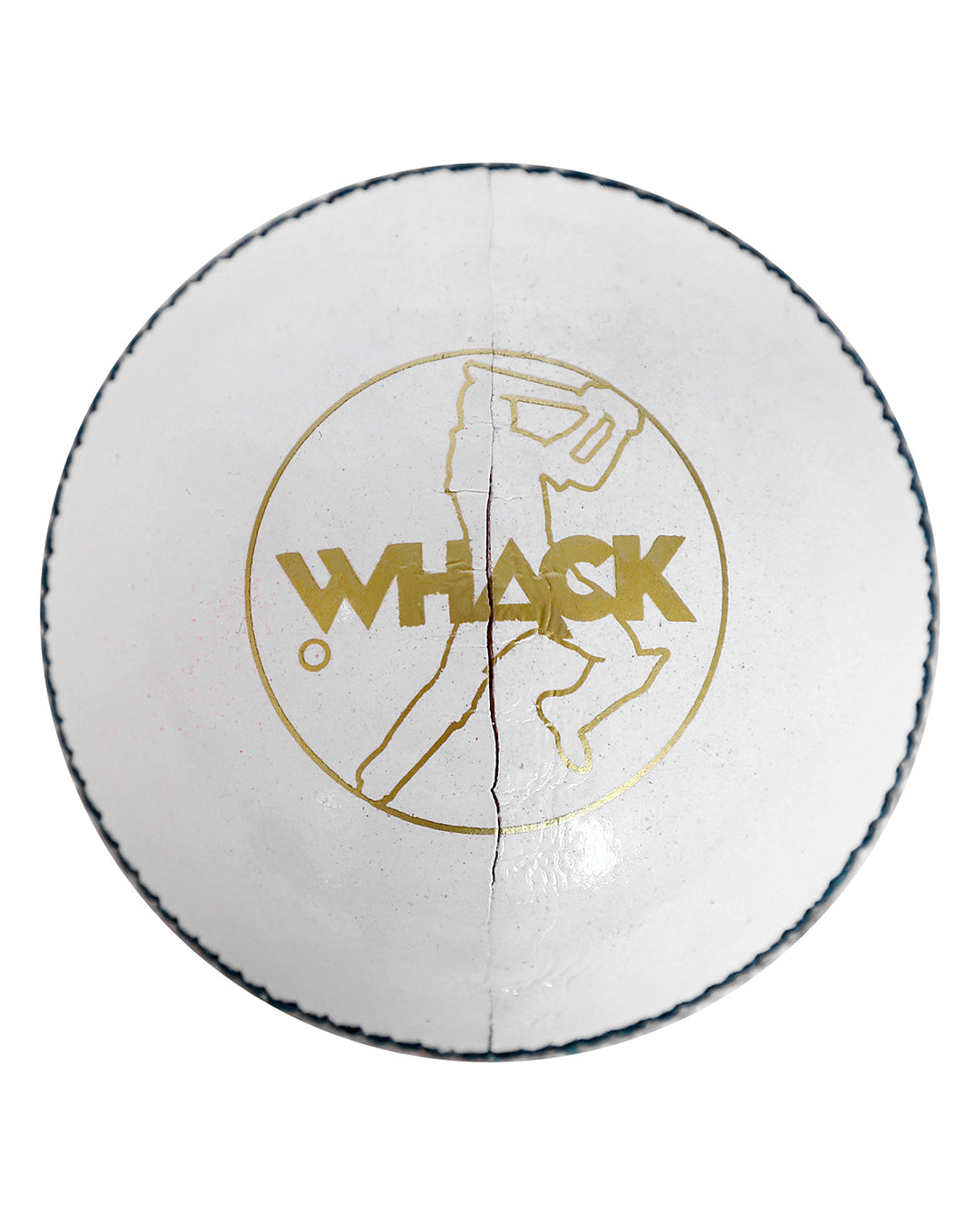 WHACK Test Leather Cricket Ball - 4 piece - 142gm - White