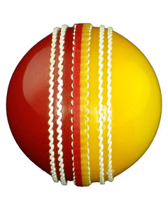 Aero Safety Cricket Ball - Trainer - Senior - Red/Yellow