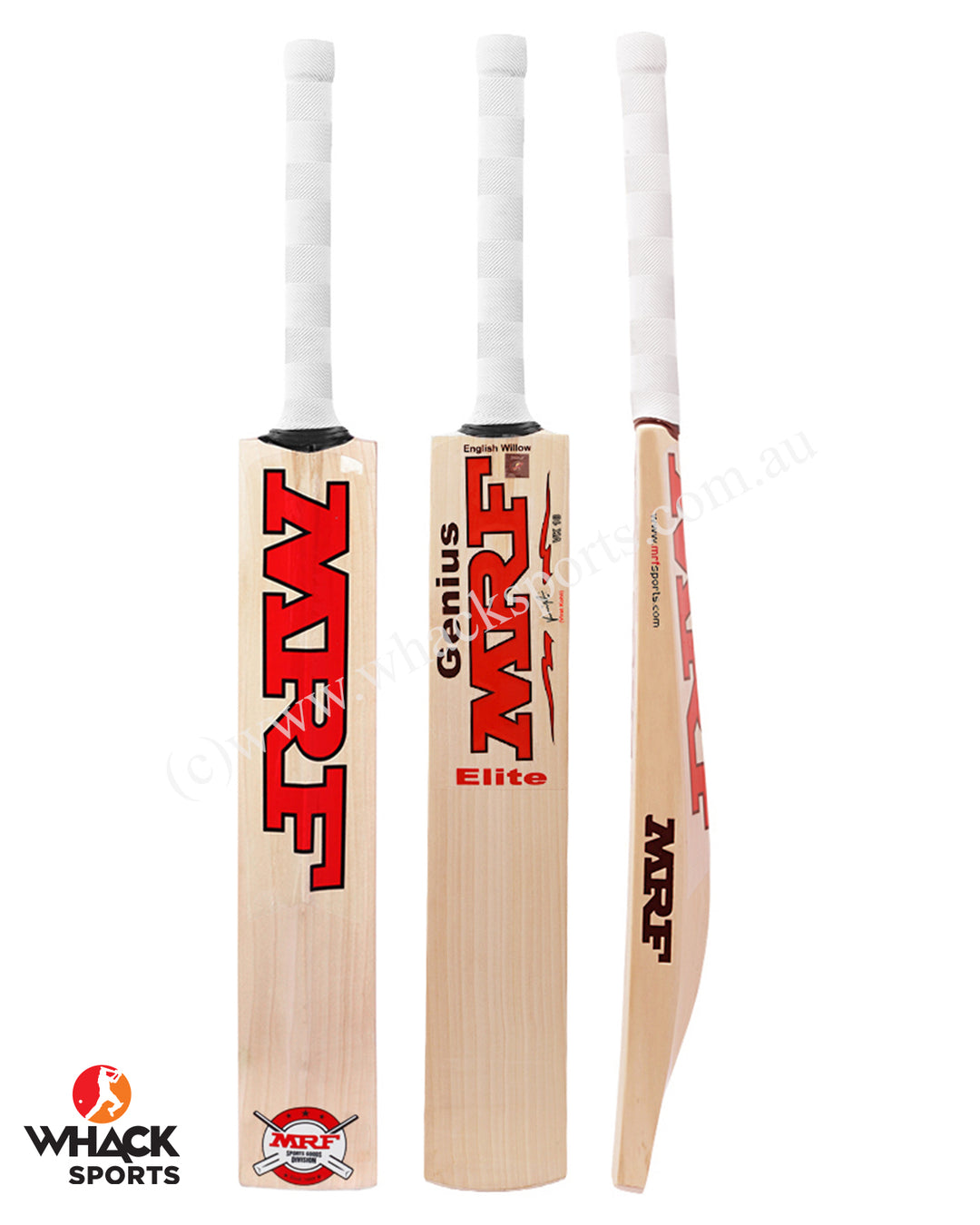 MRF Virat Kohli 18 Elite Player Grade English Willow Cricket Bat - Youth/Harrow