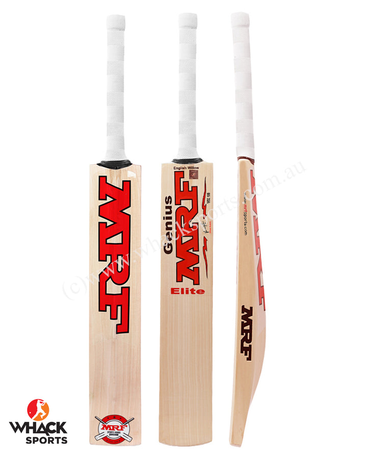 MRF Virat Kohli 18 Elite Player Grade English Willow Cricket Bat - Youth/Harrow