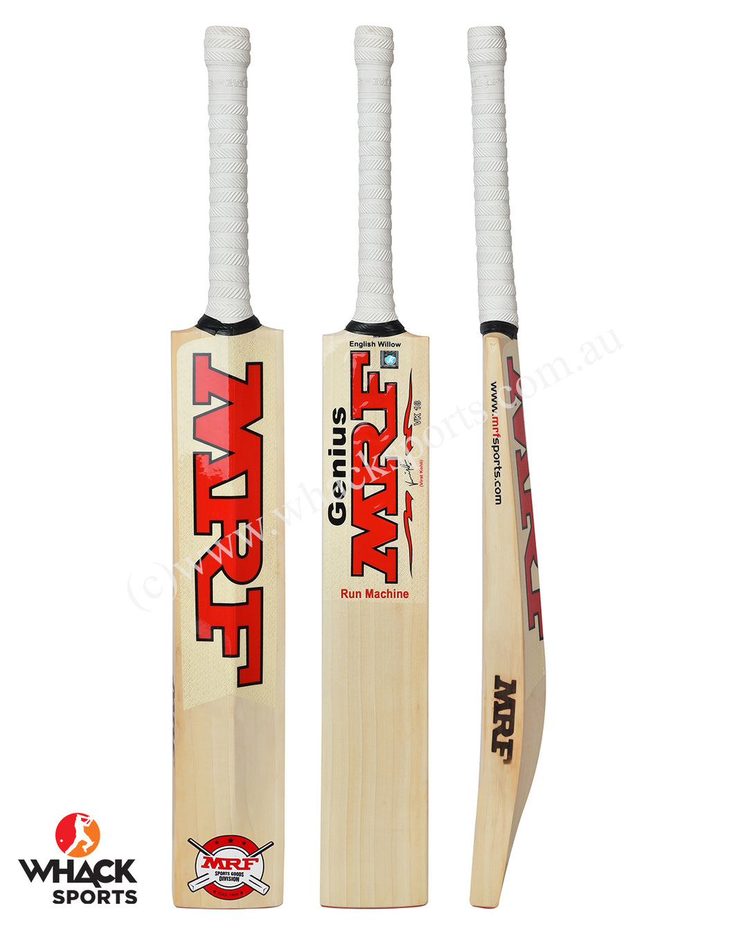 MRF Virat Kohli Run Machine English Willow Cricket Bat - SH