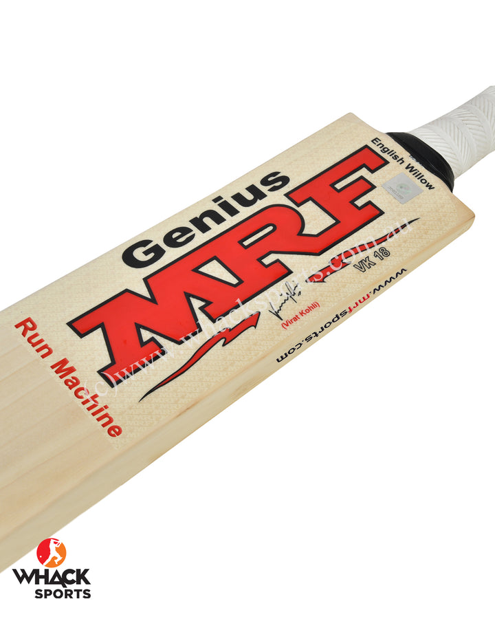 MRF Virat Kohli Run Machine English Willow Cricket Bat - SH
