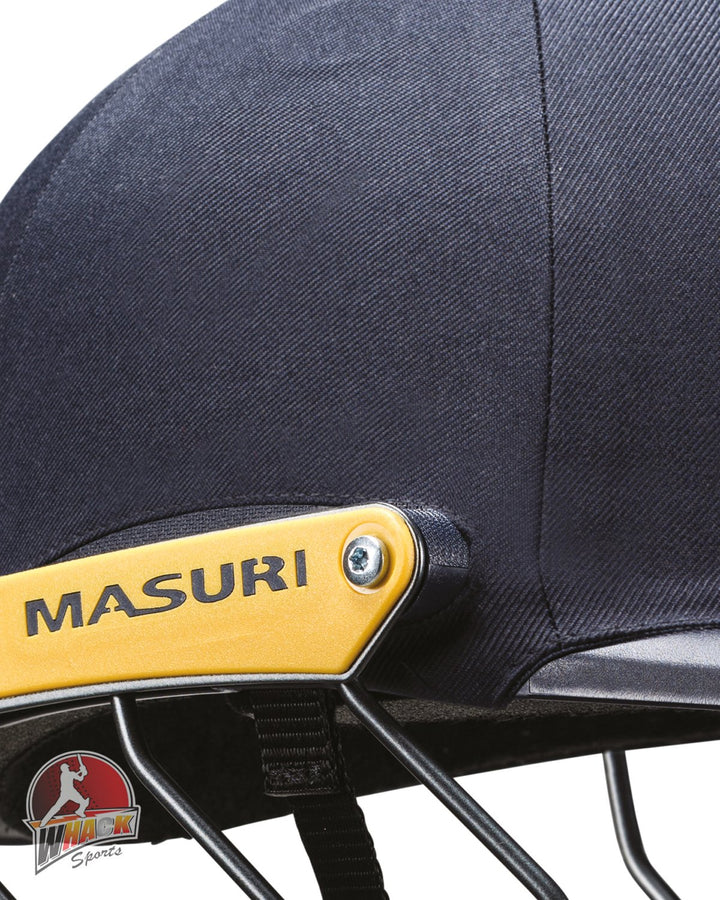 Masuri C Line Plus Stainless Steel Cricket Batting Helmet - Navy - Junior/Boys