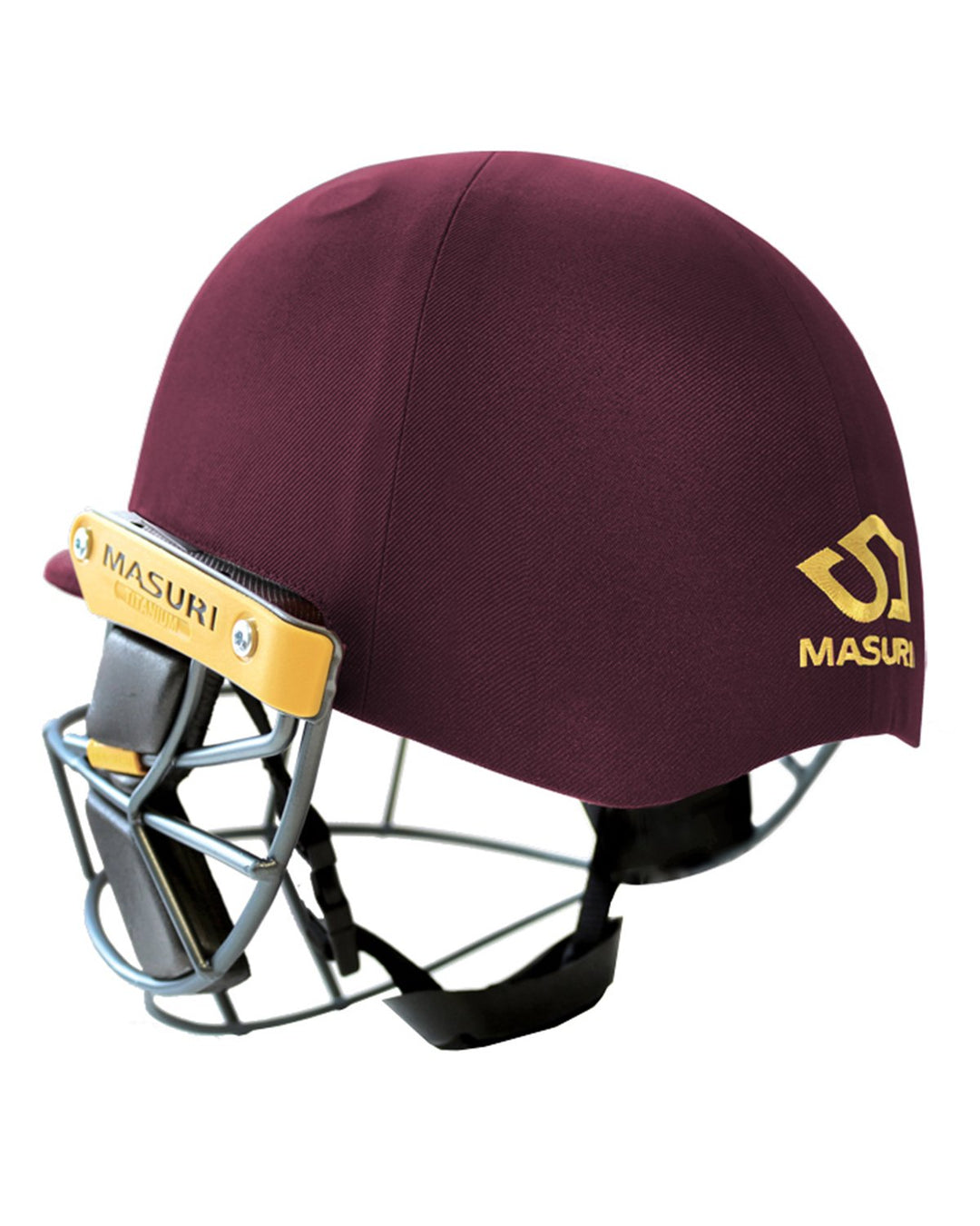 Masuri T Line Titanium Wicket Keeping Helmet - Maroon - Senior
