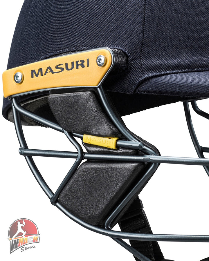 St Kevin's College - Custom Masuri T Line Stainless Steel Cricket Batting Helmet - Navy - Senior