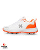 Payntr XPF-AR All Rounder Cricket Shoes - Steel Spikes - Orange