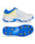 Puma 22.1 Cricket Shoes - Steel Spikes - White Ultra Blue Yellow