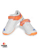 Puma 22.1 Bowling Cricket Shoes - Steel Spikes - White Bluemazing Neon Citrus