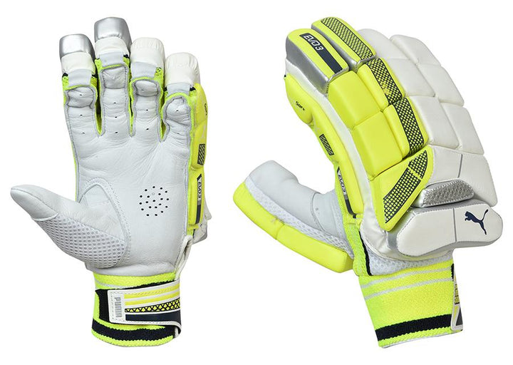 Puma Evo 3 Green Cricket Batting Gloves - Boys/Junior