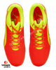 Puma 19.2 Cricket Shoes - Steel Spikes - Red Blast Yellow Alert