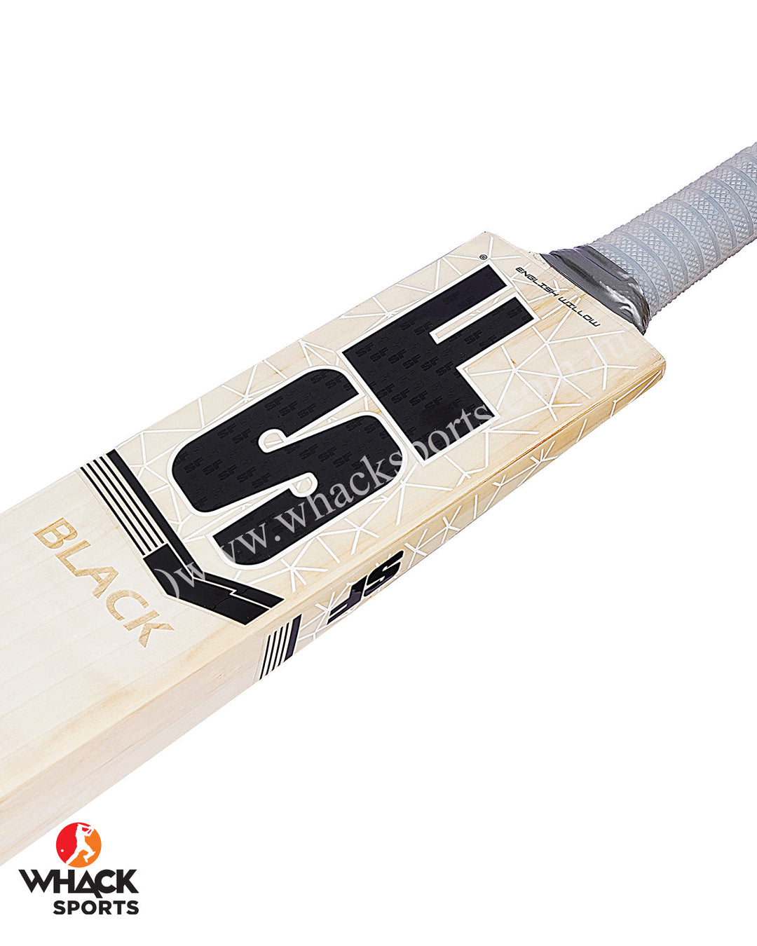 SF Black English Willow Cricket Bat - SH