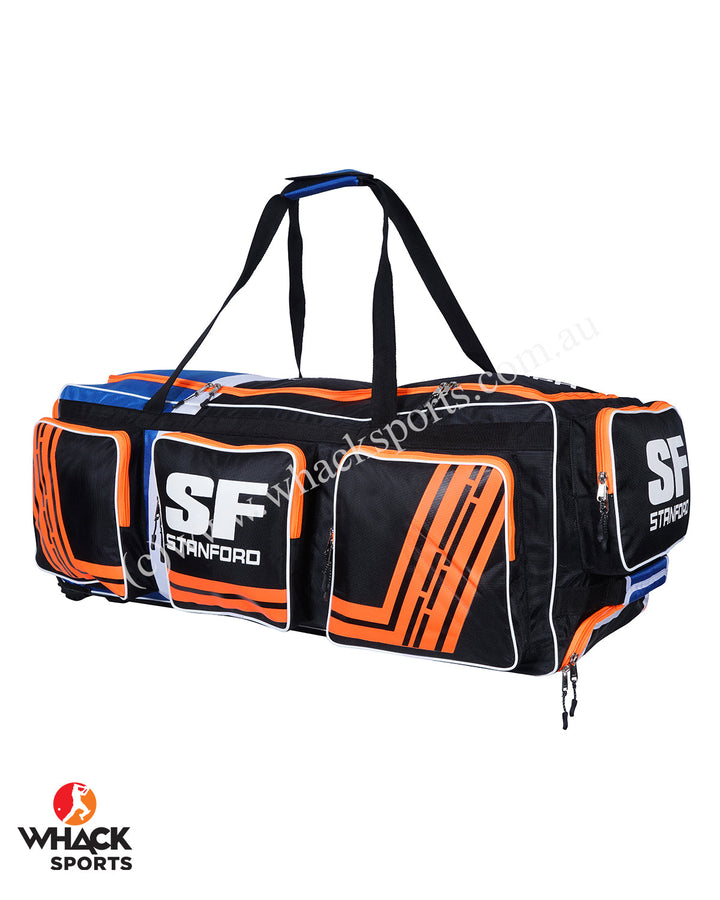SF Triumph Cricket Kit Bag - Wheelie - Large - Black/Orange