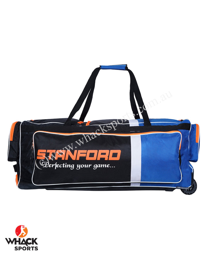 SF Triumph Cricket Kit Bag - Wheelie - Large - Black/Orange